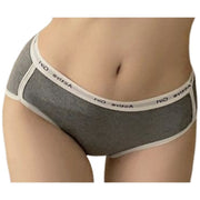 ヒップハンガーショーツ レディース 女性用 インナー ロゴ パンツ パンティー 下着 単品 肌着 カジュアル シンプル 可愛い 普段使い デイリー 婦人用 女の子 黒 白 グレー 肌色