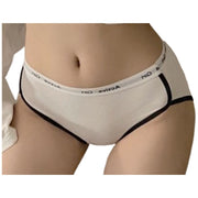 ヒップハンガーショーツ レディース 女性用 インナー ロゴ パンツ パンティー 下着 単品 肌着 カジュアル シンプル 可愛い 普段使い デイリー 婦人用 女の子 黒 白 グレー 肌色