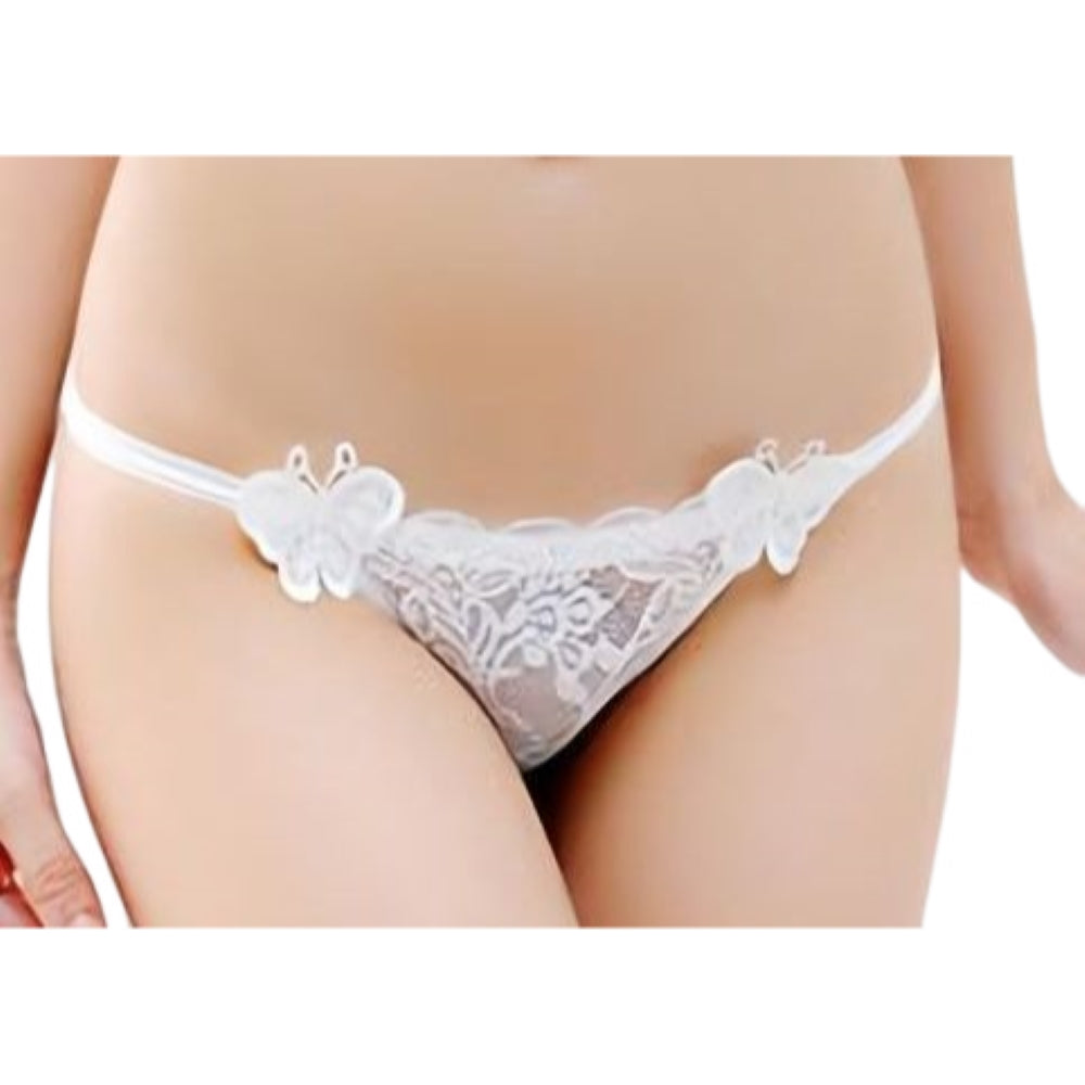 ヒップハンガー サイドストリング ショーツ レディース 下着 花柄レース シースルー セクシー 蝶 ローライズ ヒップハング フルバック