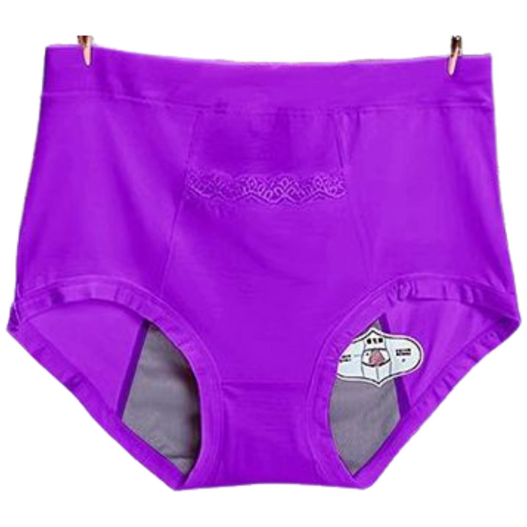 サニタリーショーツ 3枚セット 生理用パンツ ポケット付き カイロ入れ 大きいサイズ ハイウエスト フルバック お腹すっぽり お尻しっぽり 温活 ショーツセット パンツ パンティ ショーツ インナー レディース 女性下着 婦人下着 シンプル 無地