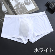 ボクサーパンツ 単品 ローライズボクサー パンティー メンズ インナー 男性下着 紳士用 ショート丈 股上浅め 無地 単色 前閉じ 立体裁断 3D裁断 薄手 通気性 カラバリ豊富 カジュアル おしゃれ かっこいい 定番 紳士用