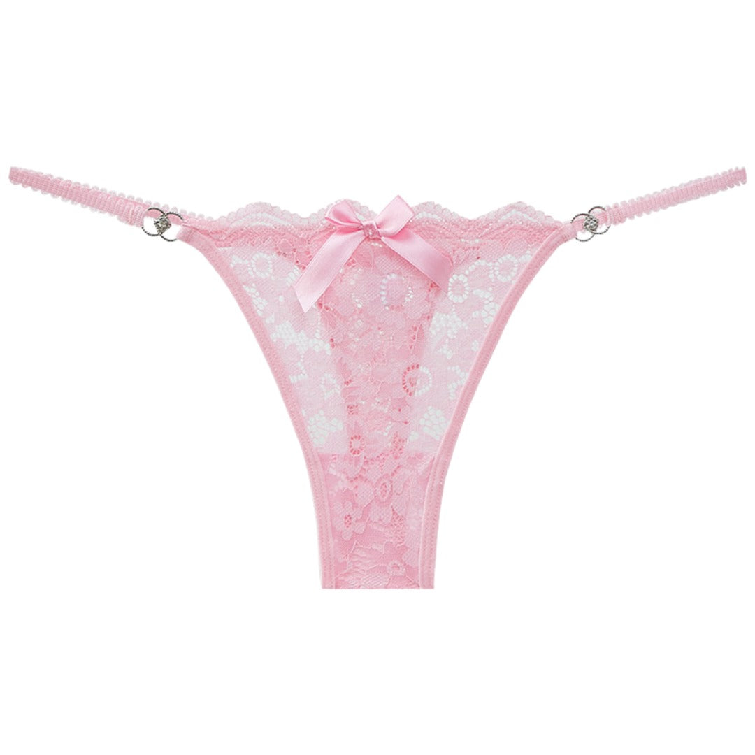 Tバックショーツ レディース 女性 下着 インナー レース 紐パン リボン フリル ソング タンガ ふんどし パンツ パンティー おしゃれ セクシー かわいい
