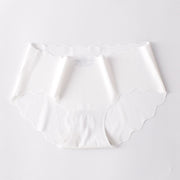 スタンダードショーツ シームレス レディース 単品 パンツ パンティー ひびきにくい スカラップ 無地 下着 シンプル かわいい おしゃれ インナー 女性用 婦人用