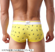 ボクサーパンツ ボクサーブリーフ メンズ 男性用 下着 前閉じ ショーツ パンツ 花柄 シンプル ローウエスト ローライズ 肌着 おしゃれ アンダーウェア 紳士用