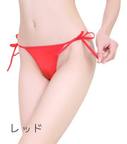 Tバックショーツ 紐パン レディース タンガ ふんどしショーツ 無地 シンプル 単色 浅履き 女性 パンツ 下着 婦人 セクシー 普段履き
