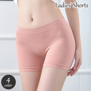 ボックスショーツ レディース インナー 肌着 パンツ パンティー ボーイレッグ ボーイスレッグ ガードルショーツ 無地 単色 シンプル 女性下着 ハニカムメッシュ おしゃれ