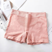 ボックスショーツ レディース インナー 肌着 パンツ パンティー ボーイレッグ ボーイスレッグ ガードルショーツ 無地 単色 シンプル 女性下着 ハニカムメッシュ おしゃれ