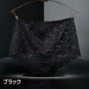 ボックスショーツ フルバック レディース 花柄レース シースルー パンツ パンティー インナー 女性下着 セクシー 透け感 婦人 ランジェリーボーイレッグ
