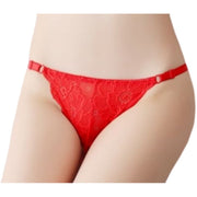 Tバック ショーツ レディース パンツ パンティー 下着 単品 レース サイズ調整可能 透け感 シースルー エレガント 上品 セクシー 通気性 女子力アップ 婦人用 女性用 黒 白 ネイビー レッド グリーン ローズ