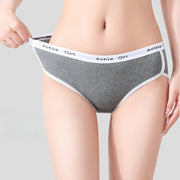 ショーツ レディース インナー スタンダードショーツ フルバック パンツ ランジェリー シンプル ウエストロゴ 英字 パイピンク 普段使い デイリー パンティ アンダーウェア
