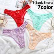 ショーツ Tバックショーツ タンガ レディース 女性 下着 インナー ローライズ 総レース 花柄 リボン 大人可愛い おしゃれ ティーバック パンティ パンツ 婦人下着