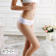 Tバックショーツ 総レース レディース 婦人 インナー パンツ パンティー 下着 ローライズ ヒップハング アウターに響きにくい リボン レーシー 花柄レース 透け感 シースルー セクシー かわいい おしゃれ