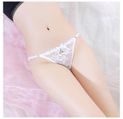 Gストリング Tバックショーツ レディース 女性用下着 パンツ パンティー レース 透け感 シースルー フラワー セクシー おしゃれ