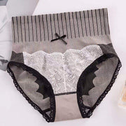 スタンダードショーツ 単品 1枚 フルバック レディース パンツ 女性下着 ハイウエスト 深履き お腹すっぽり リブ レース パンティ 温活 冷え対策 引き締め 婦人下着 可愛い おしゃれ