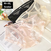 スタンダードショーツ レディース 女性用下着 インナー パンティー パンツ レース リボン 透け感 セクシー かわいい おしゃれ