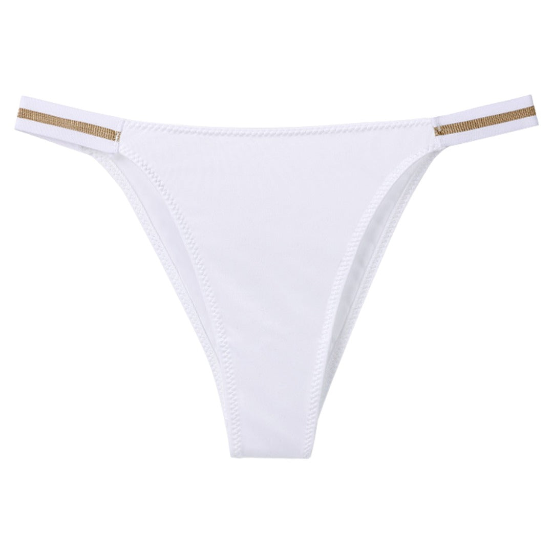 ふんどし型パンツ ふんどしショーツ レディース 女性用 パンツ 下着 インナー サイドストリング ハイレグ ヒップハング 三角 無地 単色 シンプル 白 黒 ホワイト ブラック