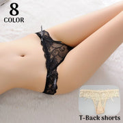 Tバックショーツ レディース 勝負下着 セクシーランジェリー 総レース シースルー ローライズ ヒップハンガー リボン かわいい