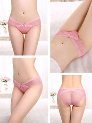 ヒップハンガーショーツ レディース 女性用下着 パンティー パンツ インナー 無地 透け感 シースルー V字 レース リボン かわいい おしゃれ 股上浅め 通気性 ピンク ベージュ ブラック ホワイト ネイビー グレー 黒 白 婦人用 アンダーウェア