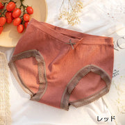 ショーツ パンツ スタンダード レディース 下着 ランジェリー インナー  無地 レース シームレス シンプル 柔らか 単品 女性用 エレガント おしゃれ かわいい リボン