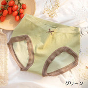 ショーツ パンツ スタンダード レディース 下着 ランジェリー インナー  無地 レース シームレス シンプル 柔らか 単品 女性用 エレガント おしゃれ かわいい リボン