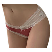 ヒップハンガーショーツ レディース 女性用 下着 インナー アンダーウエア ヒップハング パンツ パンティー リボン レース
