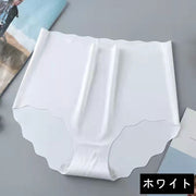 スタンダードショーツ レディース 女性 婦人 ショーツ パンツ 下着 インナー ハイウエスト フルバック 白 黒 ベージュ 無地 シルク調 シンプル かわいい