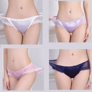 ヒップハンガー ショーツ レディーズ インナー パンツ パンティー 女性 婦人 下着 透け感 シースルー レース おしゃれ 上品