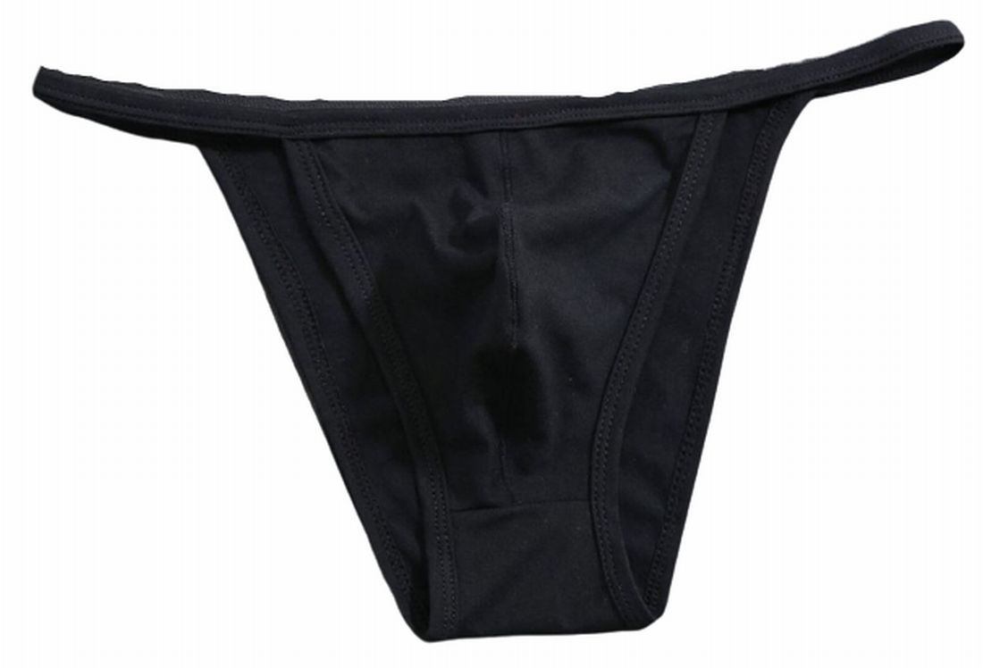 ブリーフパンツ 紐パン ショーツ メンズ 男性 下着 アンダーウェア インナー 立体縫製 立体的 横ひも サイド紐 無地 ブラック ホワイト レッド シンプル セクシー クール かっこいい