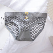 スタンダードショーツ 網パンツ メッシュ 粗目 レディース 女性下着 ネット 通気性 パンティー セクシー ハート 婦人用 ソリッドカラー おしゃれ