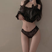 ヒップハンガーショーツ ローライズ バックデザイン カットアウト フリル レース レディース 婦人 インナー パンツ 下着 肌着 総レース 股上浅め セクシー おしゃれ かわいい