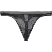 Tバック ショーツ メンズ パンツ タンガ ソング メッシュ 立体縫製 シンプル 無地 透け感 セクシー ローライズ おしゃれ 男性 下着 紳士 インナー アンダーウェア