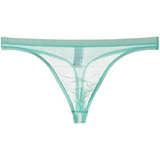 Tバック ショーツ メンズ パンツ タンガ ソング メッシュ 立体縫製 シンプル 無地 透け感 セクシー ローライズ おしゃれ 男性 下着 紳士 インナー アンダーウェア