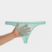 Tバック ショーツ メンズ パンツ タンガ ソング メッシュ 立体縫製 シンプル 無地 透け感 セクシー ローライズ おしゃれ 男性 下着 紳士 インナー アンダーウェア