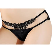 ヒップハンガーショーツ レディース パンティー セクシー ランジェリー パンツ 下着 紐 レース シースルー シアー 透け感 花 おしゃれ かわいい 女性用