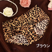 ヒップハンガーショーツ レディース インナー 下着 パンツ 単品 ヒョウ柄 レオパード柄 おしゃれ ローライズ 股上浅め セクシー はきやすい