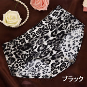 ヒップハンガーショーツ レディース インナー 下着 パンツ 単品 ヒョウ柄 レオパード柄 おしゃれ ローライズ 股上浅め セクシー はきやすい