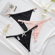 Gストリング Tバックショーツ レディース 女性用 インナー 下着 パンツ パンティ セクシー リボン レース おしゃれ 可愛い ランジェリー アンダーウェア