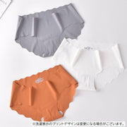 スタンダードショーツ フルバック レディース 女性下着 シームレス 響きにくい パンツ パンティー 無地 シンプル ソリッドカラー 婦人下着