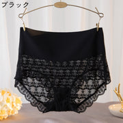スタンダードショーツ レディース 女性 インナー 下着 パンツ ハイウエスト ジャストウエスト 花柄 レース 透け感 シースルー セクシー かわいい
