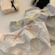 スタンダードショーツ パンツ レディース 女性 下着 インナー リボン レース 無地 シンプル フェミニン ガーリー 可愛い かわいい キュート カジュアル ポップ おしゃれ きれいめ 大人女子