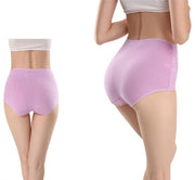スタンダードショーツ レディース 下着 パンツ 大きいサイズ お腹すっぽり ハイウエスト フルバック 通気性 レース 花柄 薔薇