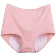 サニタリーショーツ 生理用ショーツ パンツ パンティー 股上深め レディース 女性 下着 大きいサイズ インナー アンダーウェア シンプル デイリー 月経 後ろ漏れ防止 単色 無地 婦人用