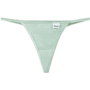 Gストリング Tバックショーツ 紐パン レディース 女性下着 パンティー パンツ リブ ソリッドカラー セクシー 婦人下着 ローライズ ヒップハング おしゃれ