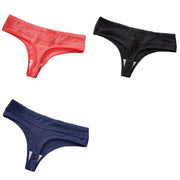 Tバック 3枚セット ショーツ パンツ パンティ 下着 ランジェリー レディース 女性用 婦人 レース 無地 単色 シンプル おしゃれ セクシー