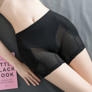 ガードルショーツ お尻パッド入り 取り外し可能 レディース 女性 インナー 下着 ボクサーショーツ ボックスショーツ メッシュ 通気性 ガードル ヒップアップ 引き締め 補正 シンプル 無地 肌着 女性 婦人用