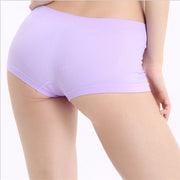 ボックスショーツ ボクサーパンツ レディース 女性 下着 インナー シームレス 無地 単色 シンプル デイリー カラバリ豊富