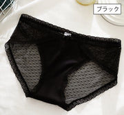 ヒップハンガーショーツ レディース レース 透け感 シースルー 女性下着 インナー 肌着  ローライズ ランジェリー パンツ パンティー おしゃれ かわいい リボン フェミニン きれいめ カジュアル デイリー 普段使い