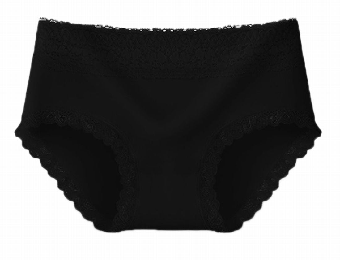 レディースショーツ スタンダード 単品 レース パンツ パンティー ブラック バリエーション画像