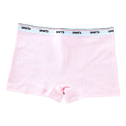 ボックスショーツ ジュニア 女の子 レディース ボクサーパンツ ボーイレッグ ボーイレングス 女性下着 リブニット シンプル スポーティー アンダーウェア 女子