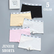 ボックスショーツ ジュニア 女の子 レディース ボクサーパンツ ボーイレッグ ボーイレングス 女性下着 リブニット シンプル スポーティー アンダーウェア 女子